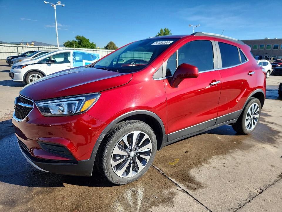 2022 Buick Encore VIN KL4CJESM0NB567905 COPART salvage auction — FRONT END, Co - Public - Salvage Title, sold $275 on 2026-07-27 (photo 1)