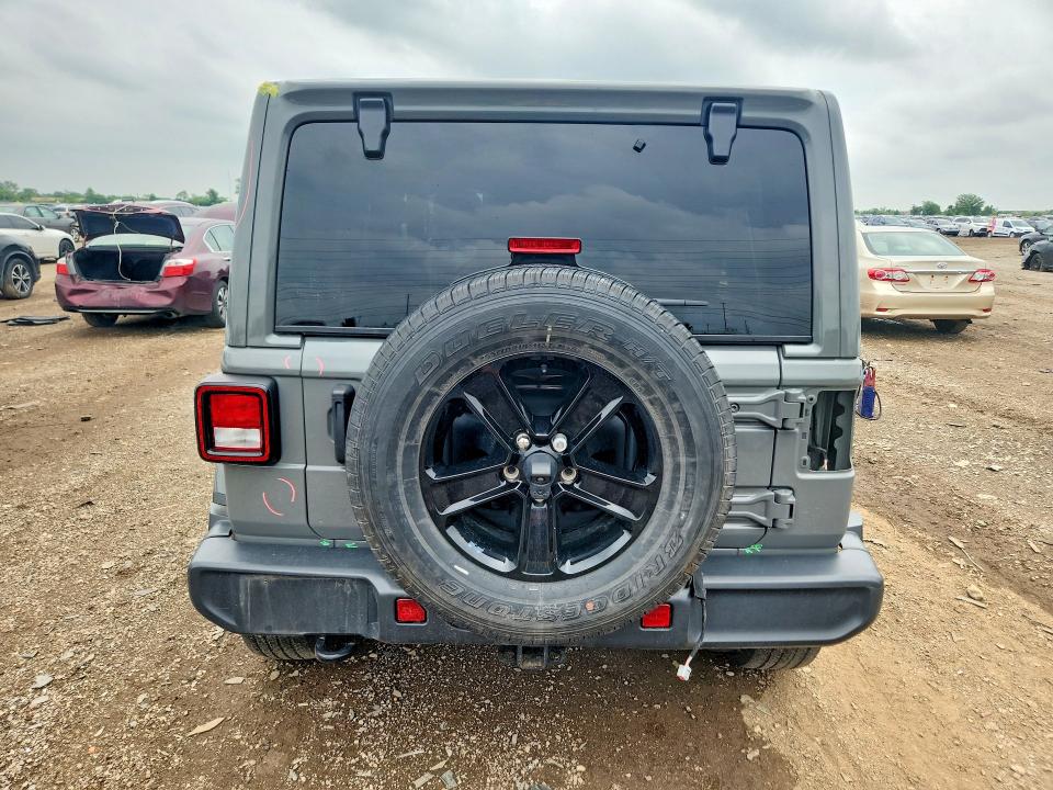2020 Jeep Wrangler unlimited VIN 1C4HJXEN2LW330558 COPART salvage auction — ALL OVER, Il - Salvage Certificate, sold $8,800 on 2026-07-09 (photo 6)
