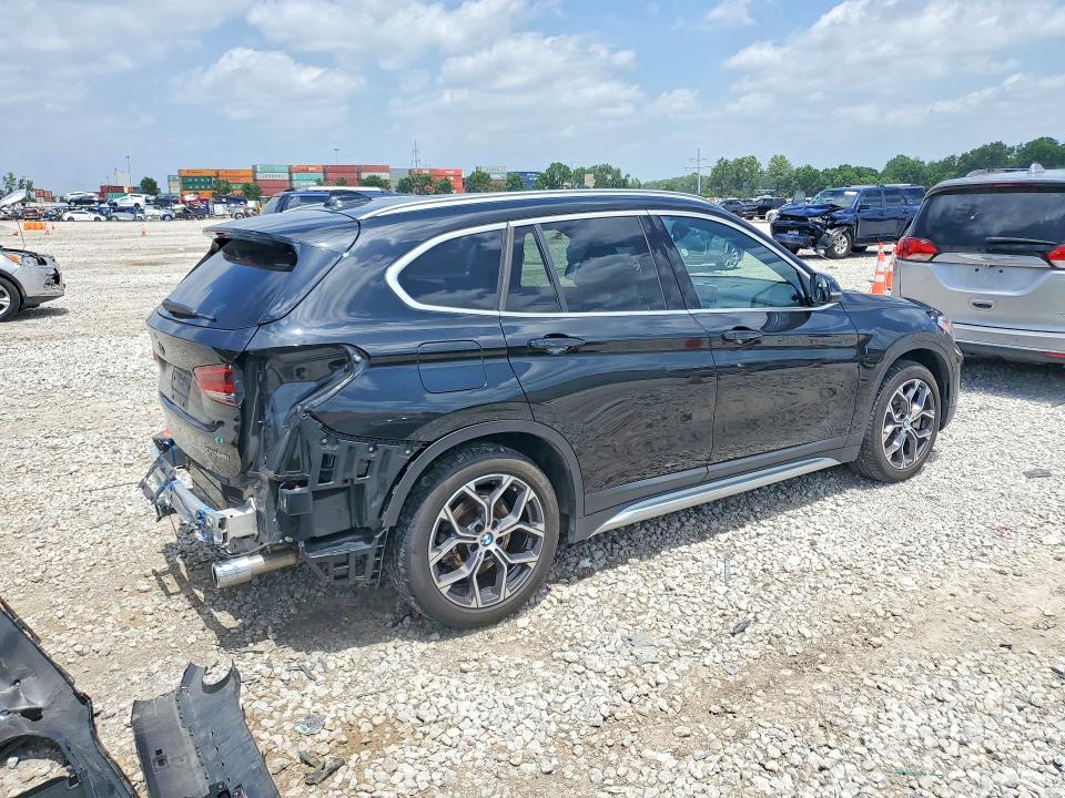 2021 BMW X1 VIN WBXJG9C0XM5T01970 COPART salvage auction — REAR END, Oh - Cert Of Title-Salvage, sold $9,200 on 2026-07-17 (photo 3)