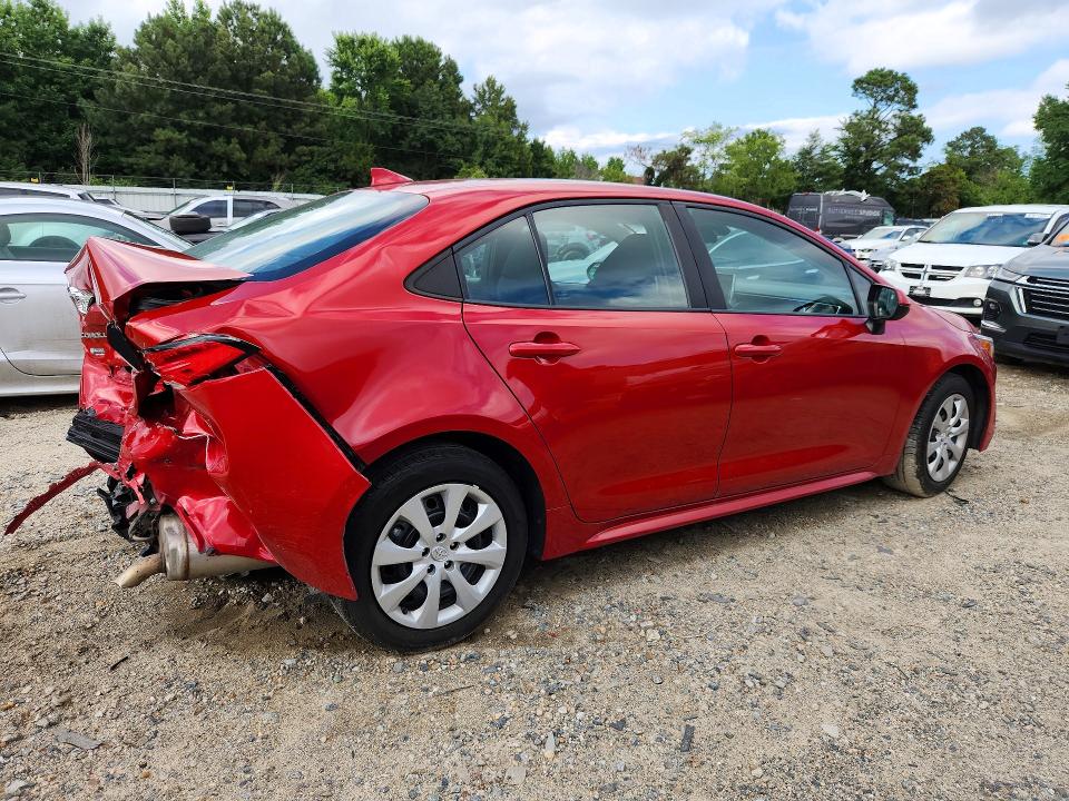 2021 Toyota Corolla VIN 5YFEPMAE8MP268373 COPART salvage auction — REAR END, Va - Cert Of Title - Salvage, sold $4,900 on 2026-07-14 (photo 3)