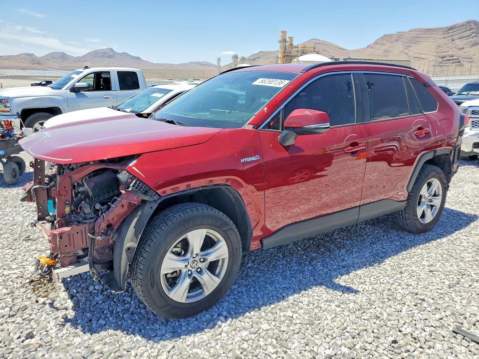 2021 Toyota Rav 4 VIN JTMRWRFV1MD132891 COPART salvage auction — FRONT END, Nv - Salvage Title, sold $8,000 on 2026-07-15 (photo 1)