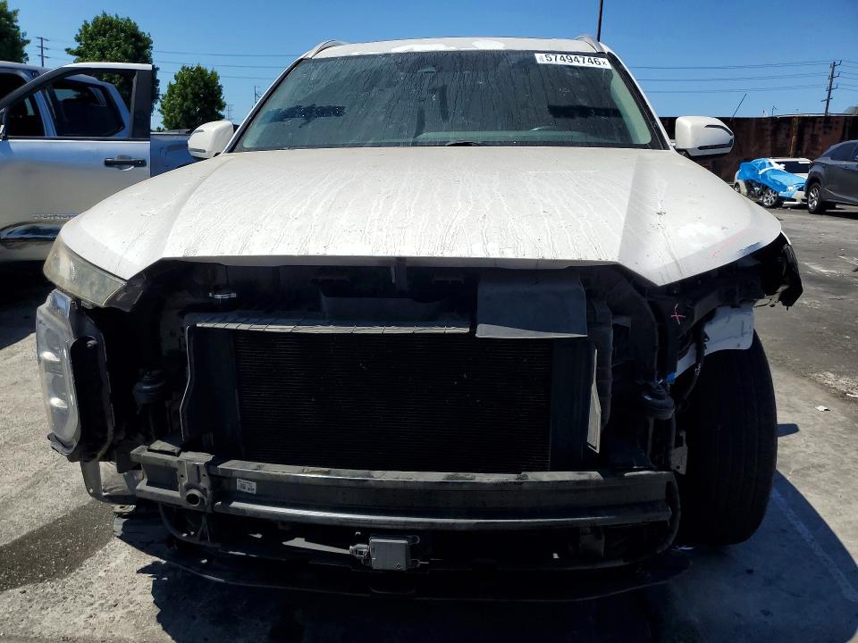 2020 Hyundai VIN KM8R34HE8LU083661 COPART salvage auction — FRONT END, Ca - Salvage Certificate, sold $4,100 on 2026-07-17 (photo 5)