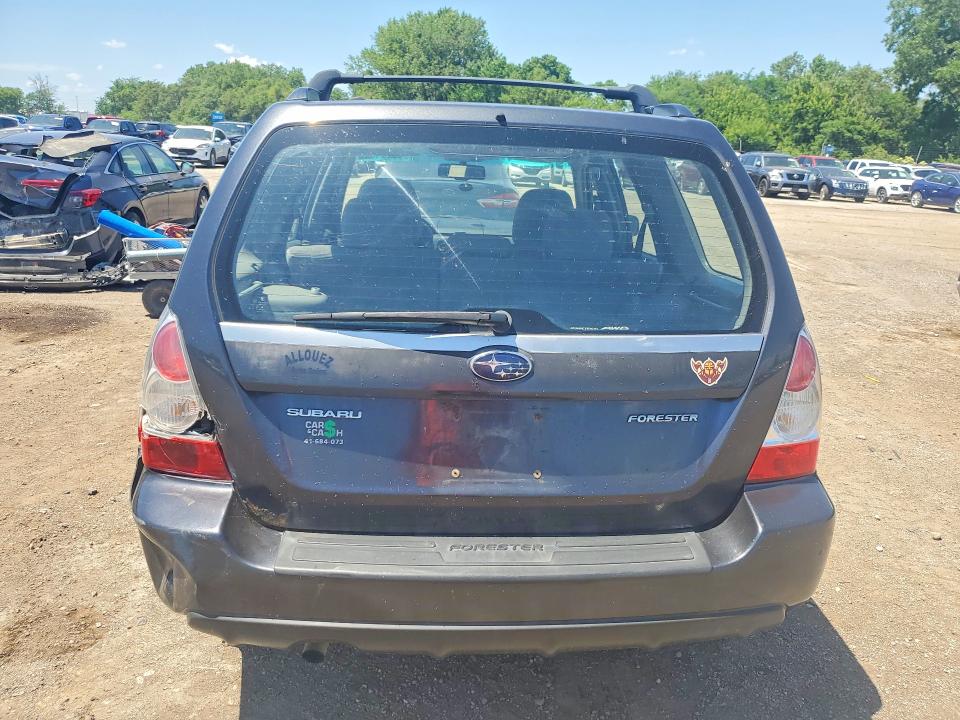 2008 Subaru Forester VIN JF1SG636X8H708167 COPART salvage auction — REAR END, Ia - Cert Of Title-Salvage Title, sold $80 on 2026-07-31 (photo 6)