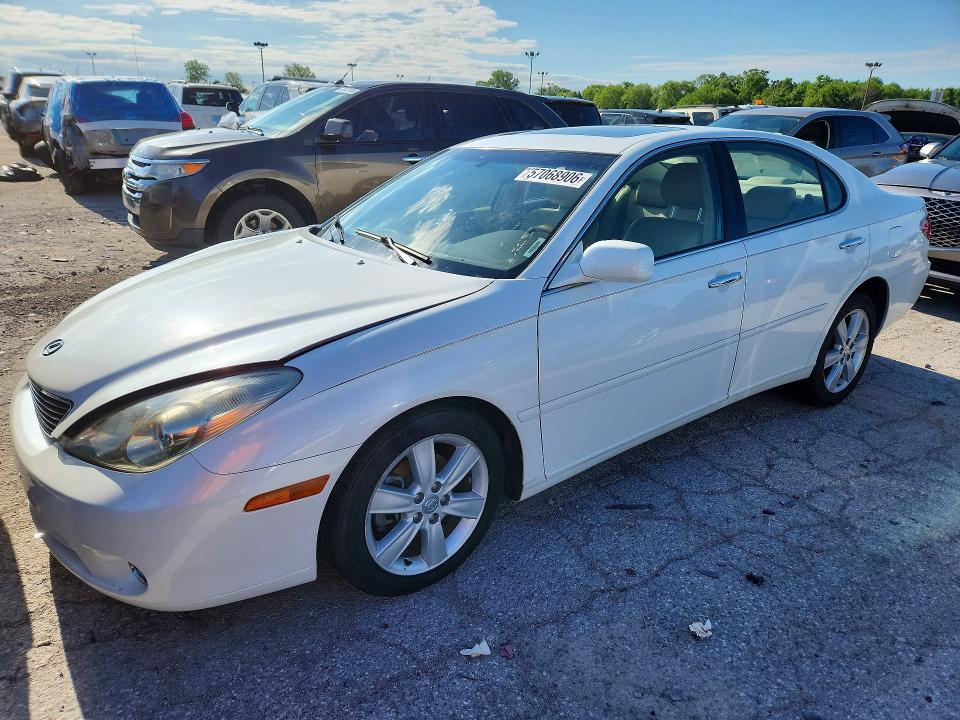 2005 Lexus ES VIN JTHBA30G555105162 COPART salvage auction — FRONT END, In - Cert Of Title-Salvage Title, sold $675 on 2026-07-21 (photo 1)