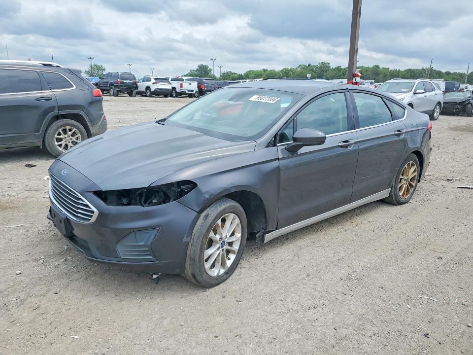 2019 Ford Fusion VIN 3FA6P0HD3KR195078 COPART salvage auction — FRONT END, Mi - Certificate Of Title, sold $975 on 2026-07-02 (photo 1)