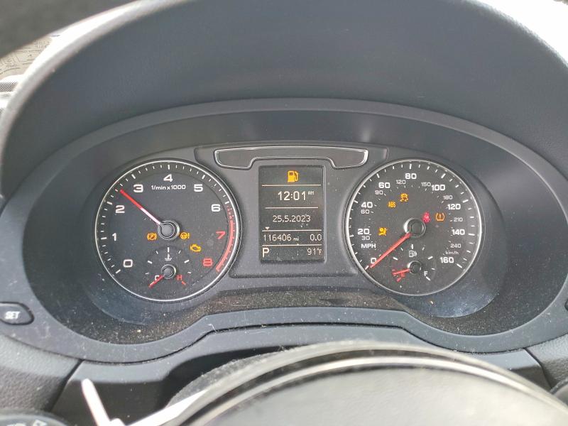 2016 Audi Q3 VIN WA1EFCFS0GR020134 COPART salvage auction — FRONT END, Pa - Cert Of Title, sold $3,700 on 2026-07-08 (photo 9)