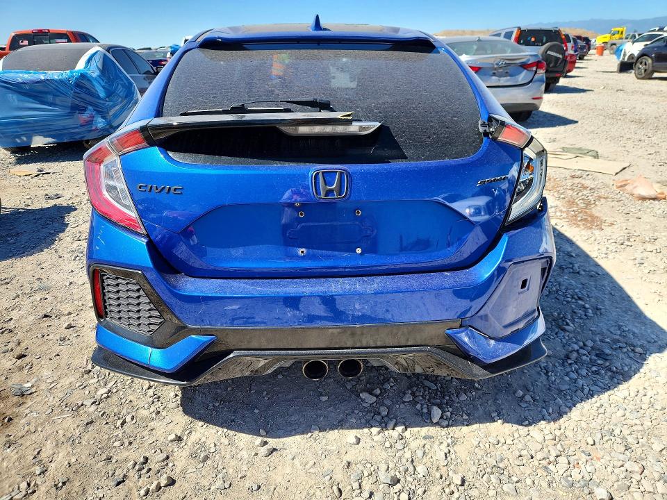 2017 Honda Civic VIN SHHFK7H48HU202715 COPART salvage auction — REAR END, Ut - Salvage Certificate, sold $4,700 on 2026-07-07 (photo 6)