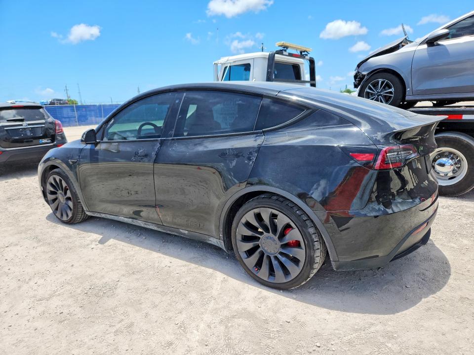 2020 Tesla Model y VIN 5YJYGDEF8LF027911 COPART salvage auction — FRONT END, Fl - Cert Of Title Slvg Rebuildable, sold $200 on 2026-07-29 (photo 2)