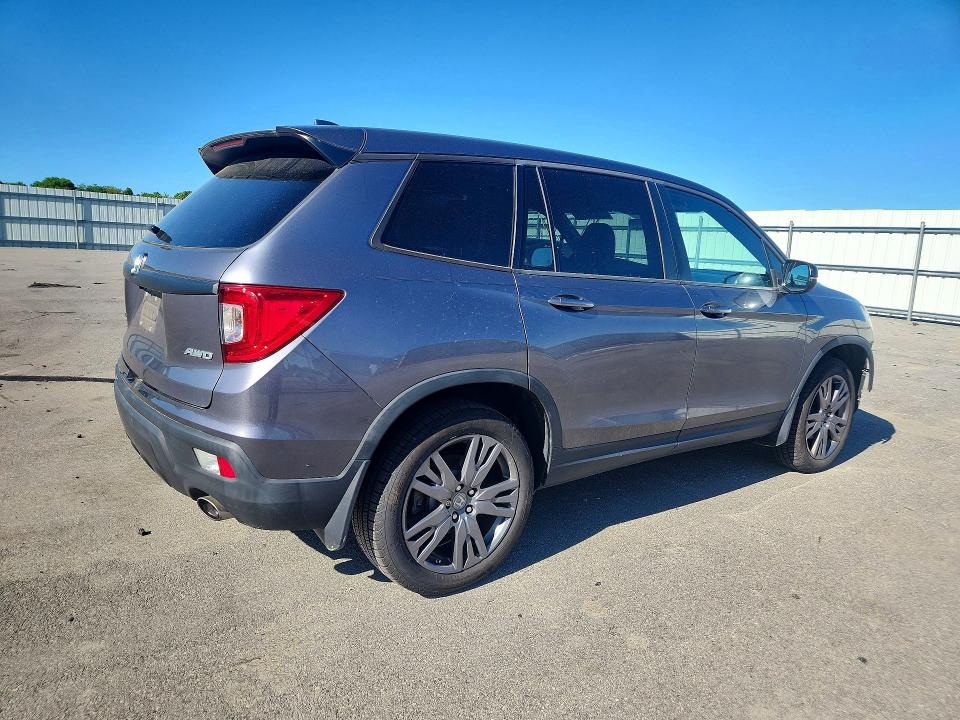 2020 Honda Passport VIN 5FNYF8H50LB013465 COPART salvage auction — FRONT END, Ma - Cert Of Title-Salvage, sold $7,800 on 2026-07-22 (photo 3)
