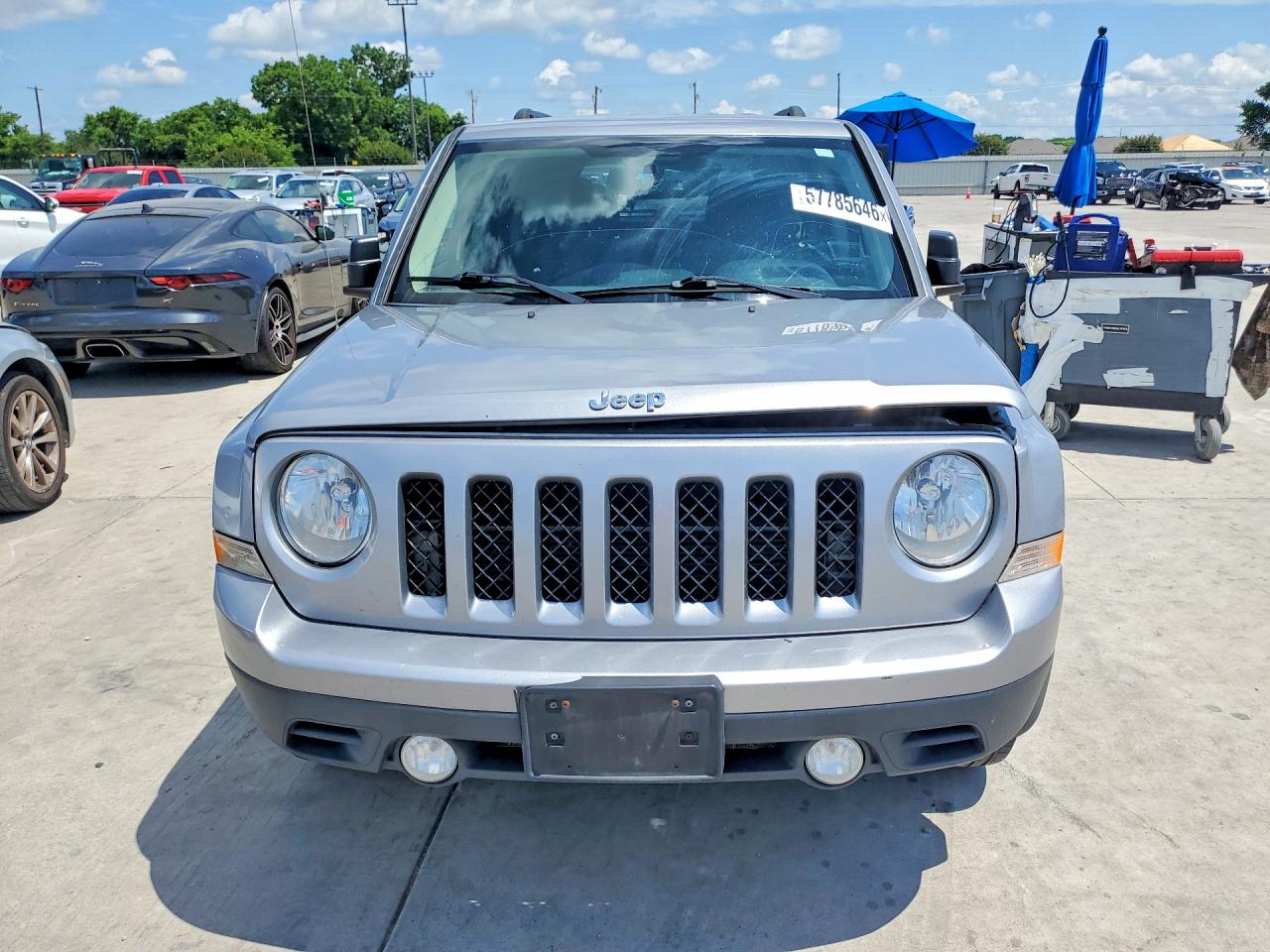 2017 Jeep Patriot VIN 1C4NJRFB8HD174712 COPART salvage auction — Front End, TX - CERTIFICATE OF TITLE, sold $850 on 2026-07-03 (photo 5)