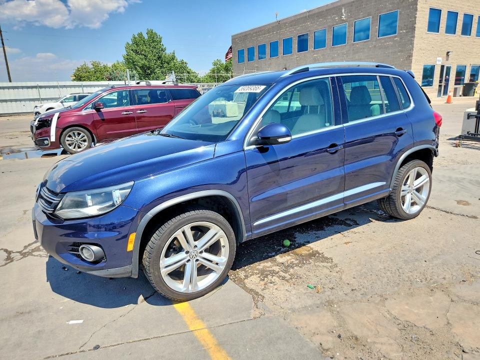 2016 Volkswagen Tiguan VIN WVGBV7AX5GW606931 COPART salvage auction — REAR END, Co - Public - Salvage Title, sold $2,650 on 2026-08-03 (photo 1)