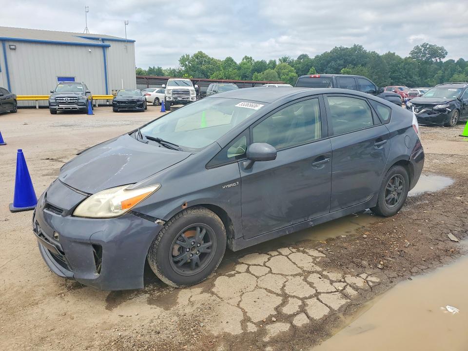2015 Toyota Prius VIN JTDKN3DU1F0410873 COPART salvage auction — FRONT END, Ms - Cert Of Title-Salvaged, sold $700 on 2026-07-31 (photo 1)