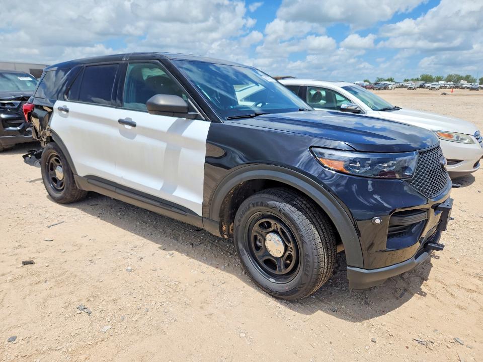 2022 Ford Explorer VIN 1FM5K8AB9NGA58133 COPART salvage auction — REAR END, Tx - Salvage Vehicle Title, sold $4,950 on 2026-07-02 (photo 4)