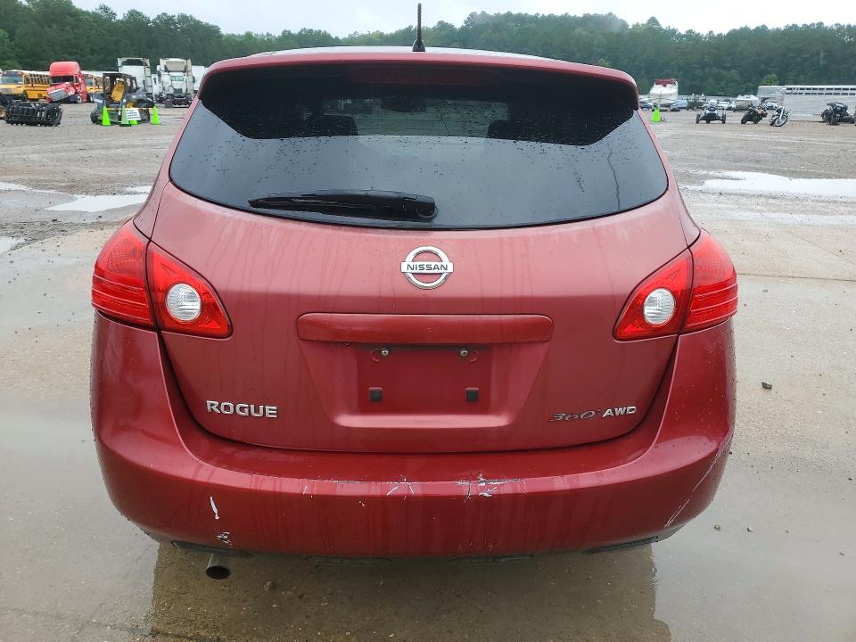2010 Nissan Rogue VIN JN8AS5MV9AW129603 COPART salvage auction — MINOR DENT/SCRATCHES, Ms - Cert Of Title-Salvaged, sold $700 on 2026-07-10 (photo 6)
