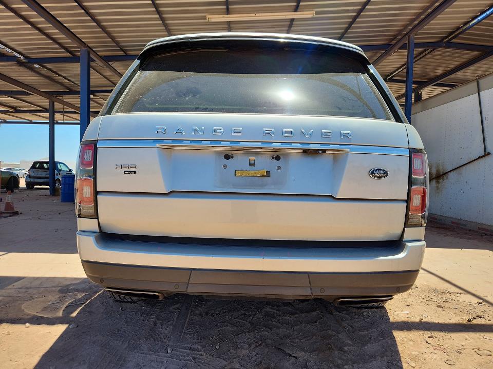 2020 Land rover RANGE ROVER VIN SALGS2RU8LA586786 COPART salvage auction — FRONT END, Az - Cert Of Title - Salvage, sold $12,000 on 2026-07-07 (photo 6)