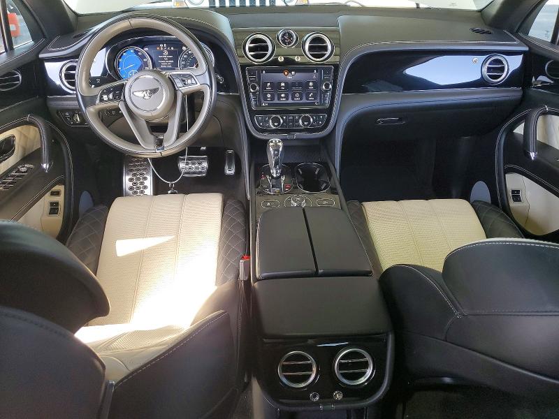 2018 Bentley Bentayga VIN SJAAC4ZV4JC018083 COPART salvage auction — FRONT END, Ca - Salvage Certificate, sold $35,250 on 2026-09-18 (photo 8)