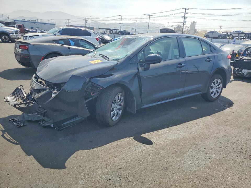 2026 Toyota Corolla VIN JTDBCMFE1T3129815 COPART salvage auction — FRONT END, Ca - Salvage Certificate, sold $2,200 on 2026-07-29 (photo 1)