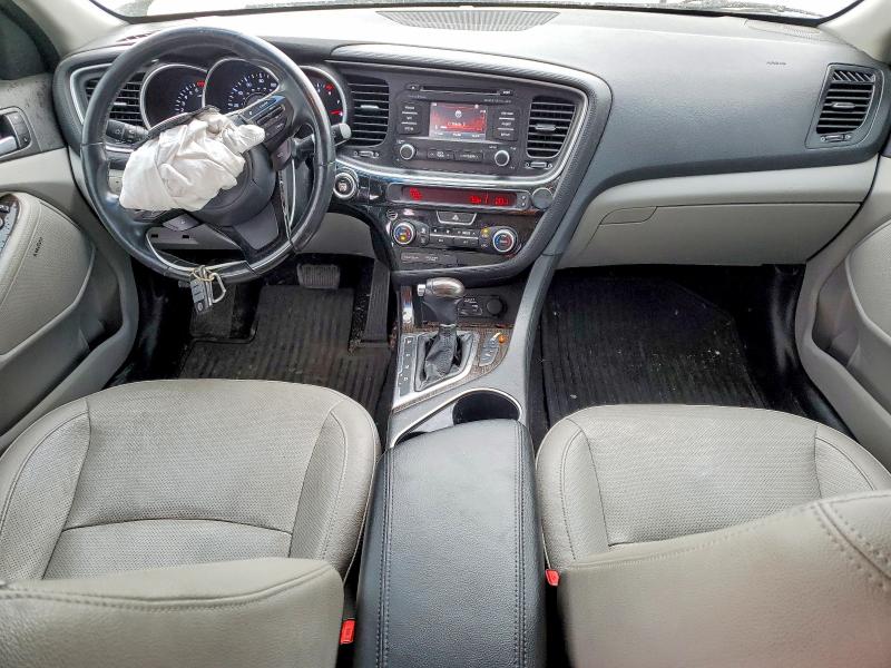 2015 Kia Optima VIN 5XXGN4A76FG479678 COPART salvage auction — FRONT END, Ut - Salvage Certificate, sold $1,050 on 2026-07-27 (photo 8)