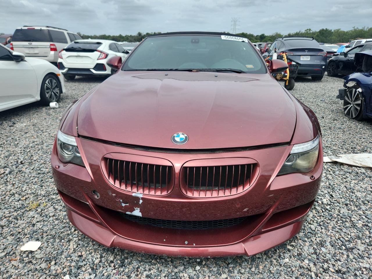 2007 BMW 650 VIN WBAEK13567CN81894 COPART salvage auction — Rear End, FL - CERTIFICATE OF TITLE, sold $3,000 on 2026-07-02 (photo 5)