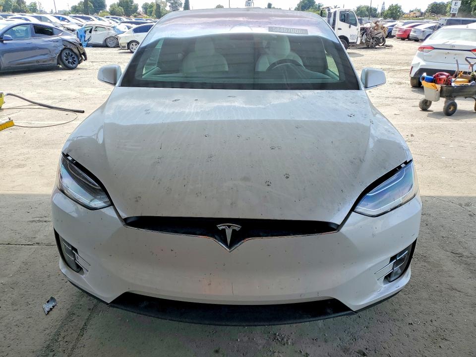 2020 Tesla Model x VIN 5YJXCAE28LF236553 COPART salvage auction — REAR END, Ca - Salvage Certificate, sold $8,200 on 2026-07-16 (photo 5)