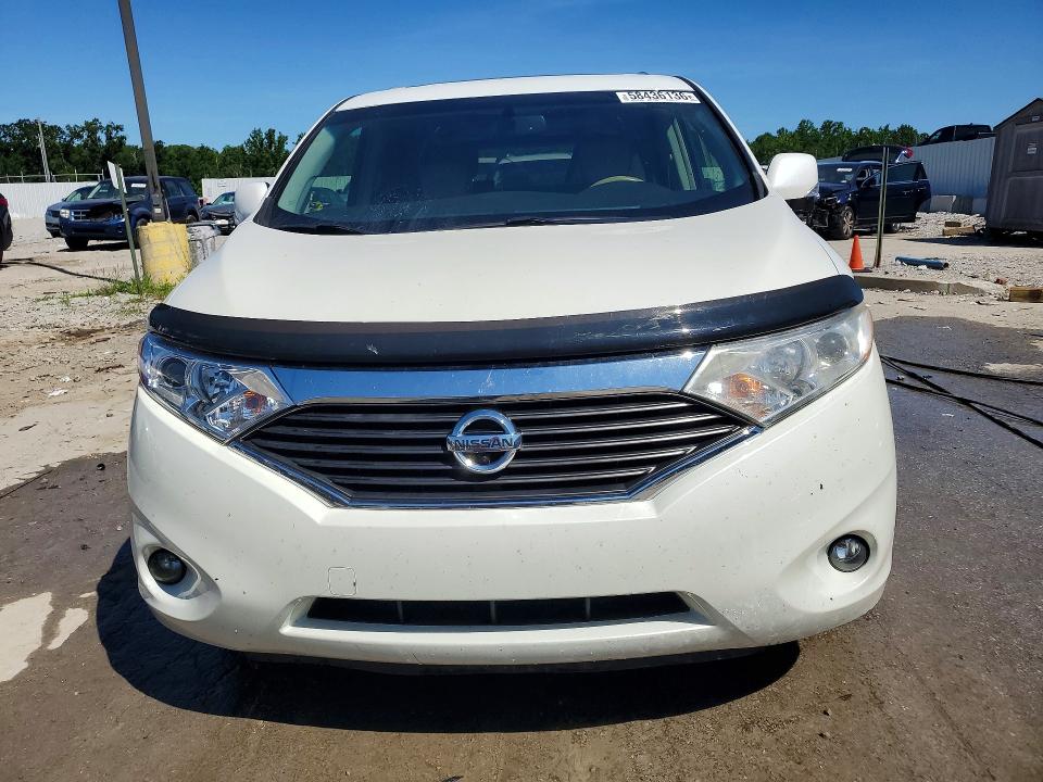 2014 Nissan Quest VIN JN8AE2KP2E9107490 COPART salvage auction — SIDE, KY - CERT OF TITLE-SALVAGE, sold $675 on 2026-07-30 (photo 5)