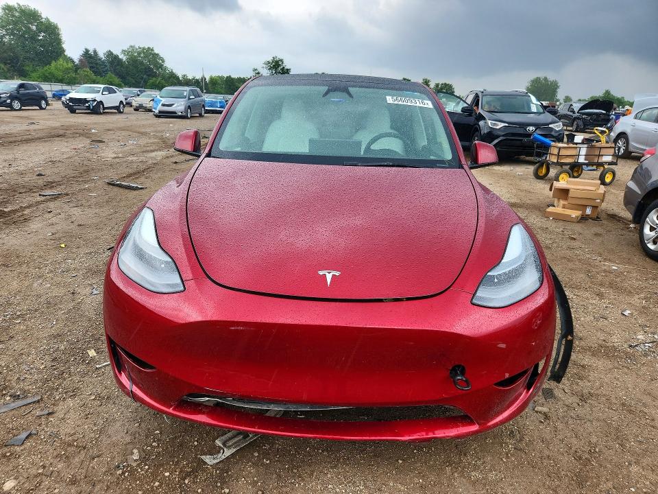 2024 Tesla VIN 7SAYGDEE6RF085549 COPART salvage auction — REAR END, Il - Salvage Certificate, sold $13,200 on 2026-07-28 (photo 5)