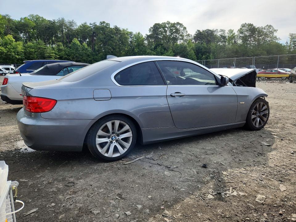 2012 BMW 3er VIN WBAKE3C59CE770365 COPART salvage auction — FRONT END, Md - Cert Of Salvage > 75% Damage, sold $400 on 2026-07-17 (photo 3)