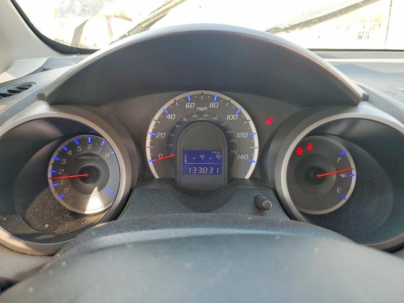 2009 Honda Fit VIN JHMGE87299S040888 COPART salvage auction — SIDE, GA - CERT OF TITLE-REBUILT SALVAGE, sold $975 on 2026-07-13 (photo 9)