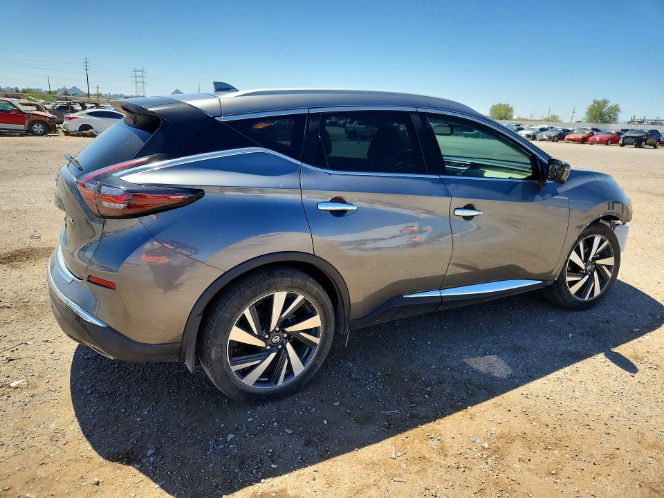 2022 Nissan Murano VIN 5N1AZ2CJXNC106953 COPART salvage auction — UNDERCARRIAGE, Az - Cert Of Title - Salvage, sold $3,000 on 2026-07-24 (photo 3)