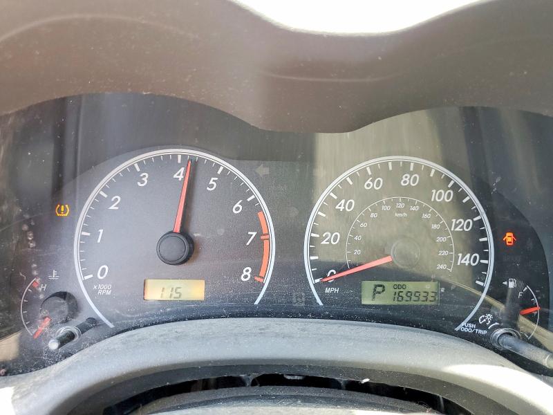 2009 Toyota Corolla VIN 1NXBU40E49Z063975 COPART salvage auction — FRONT END, Mt - Certificate Of Title, sold $175 on 2026-07-02 (photo 9)
