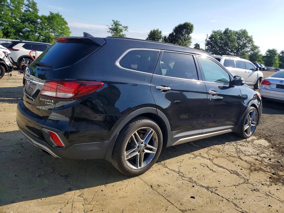 2017 Hyundai Santa fe VIN KM8SR4HF7HU249734 COPART salvage auction — SIDE, NJ - CERT OF TITLE-SALVAGE, sold $3,950 on 2026-07-13 (photo 3)