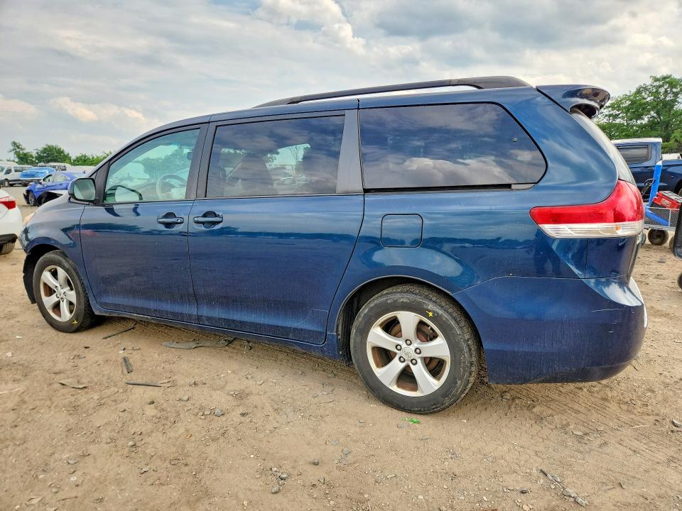 2012 Toyota VIN 5TDKK3DC0CS188366 COPART salvage auction — FRONT END, Md - Cert Of Salvage > 75% Damage, sold $1,150 on 2026-07-07 (photo 2)