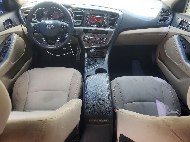 2013 Kia Optima VIN 5XXGM4A79DG195171 COPART salvage auction — REAR END, Fl - Cert Of Title Slvg Rebuildable, sold $675 on 2026-07-13 (photo 8)