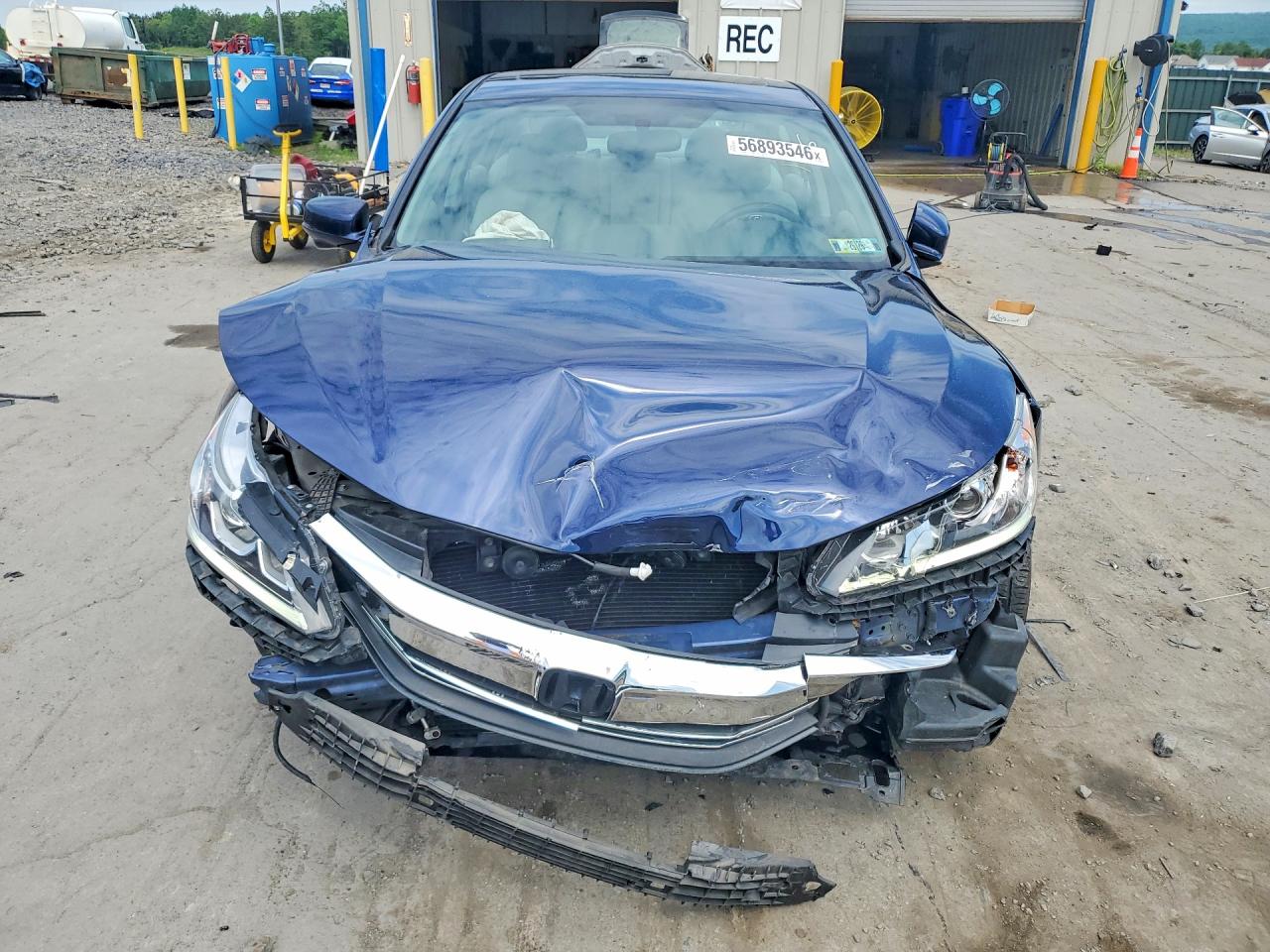 2017 Honda Accord VIN 1HGCR2F75HA292013 COPART salvage auction — Front End, PA - CERTIFICATE OF SALVAGE, sold $4,150 on 2026-07-01 (photo 5)