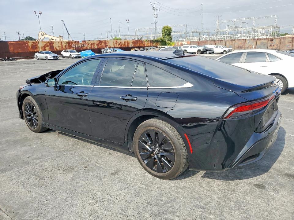 2021 Toyota Mirai VIN JTDAAAAAXMA002241 COPART salvage auction — FRONT END, CA - SALVAGE CERTIFICATE, sold $1,550 on 2026-07-29 (photo 2)