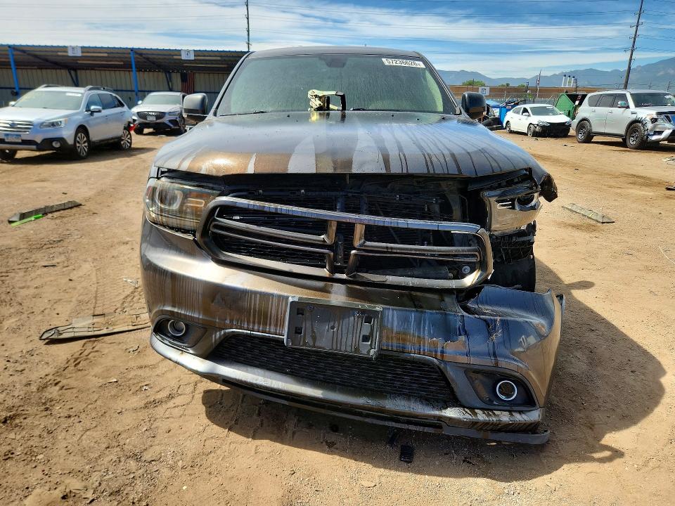2017 Dodge Durango VIN 1C4RDJDG3HC870134 COPART salvage auction — FRONT END, Co - Salvage Title, sold $4,700 on 2026-07-29 (photo 5)