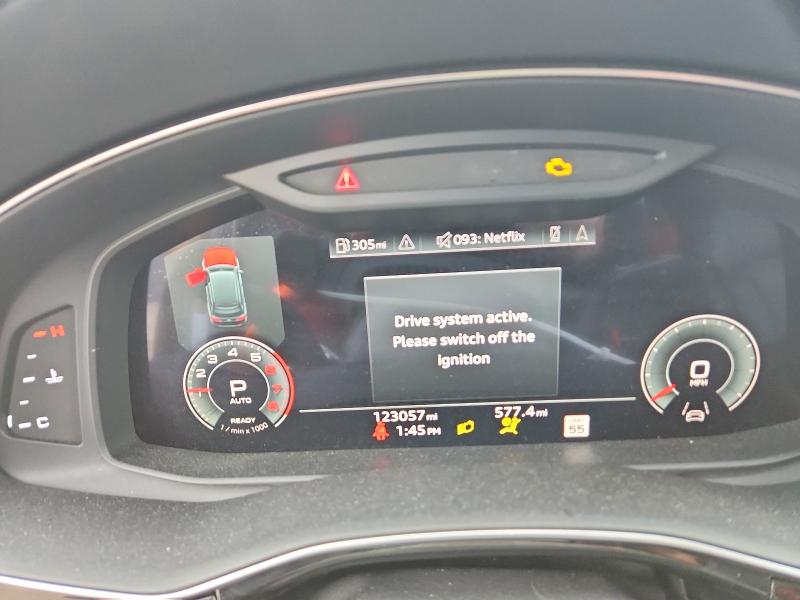 2021 Audi Q7 VIN WA1VXAF78MD015544 COPART salvage auction — FRONT END, Mi - Cert Of Title-Salvage Vehicle, sold $11,600 on 2026-07-23 (photo 9)