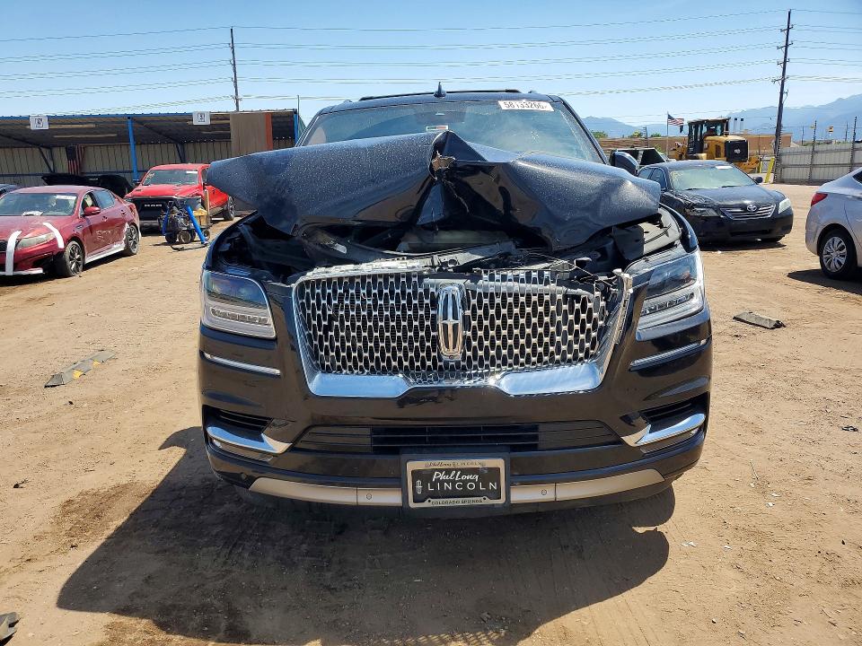 2021 Lincoln Navigator VIN 5LMJJ3TT4MEL01266 COPART salvage auction — FRONT END, Co - Salvage Title, sold $11,000 on 2026-07-27 (photo 5)