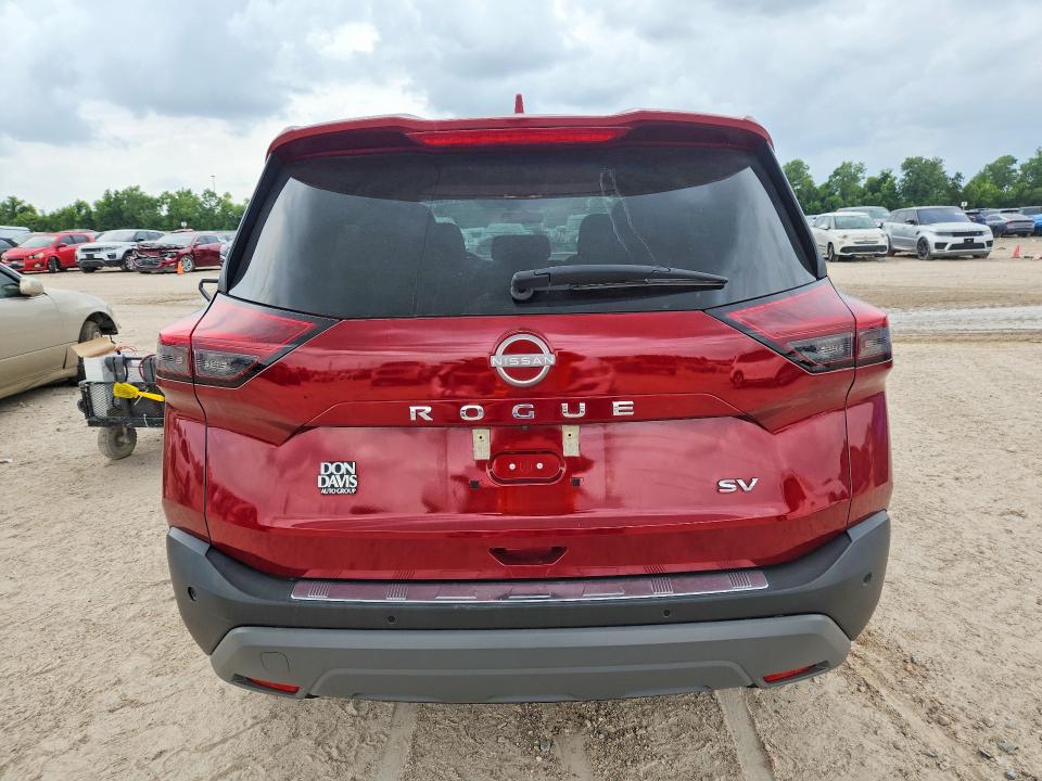 2023 Nissan Rogue VIN 5N1BT3BA4PC910312 COPART salvage auction — FRONT END, Tx - Salvage Vehicle Title, sold $8,800 on 2026-07-24 (photo 6)