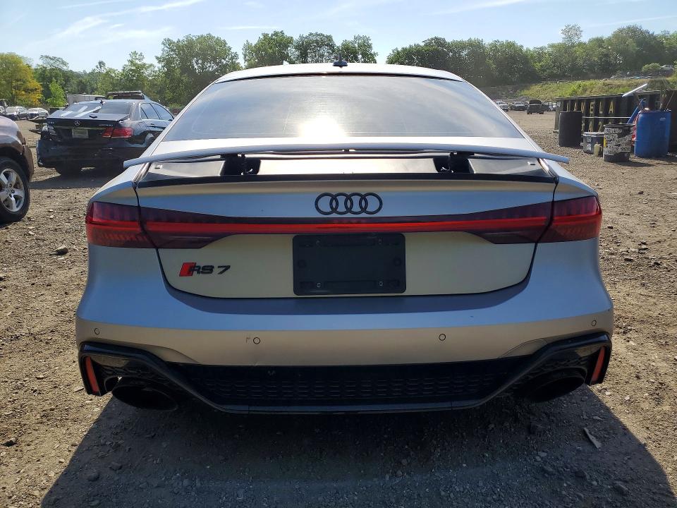 2021 Audi S7 VIN WUAPCBF24MN901264 COPART salvage auction — FRONT END, Ny - Mv-907A Salvage Certificate, sold $30,000 on 2026-07-16 (photo 6)