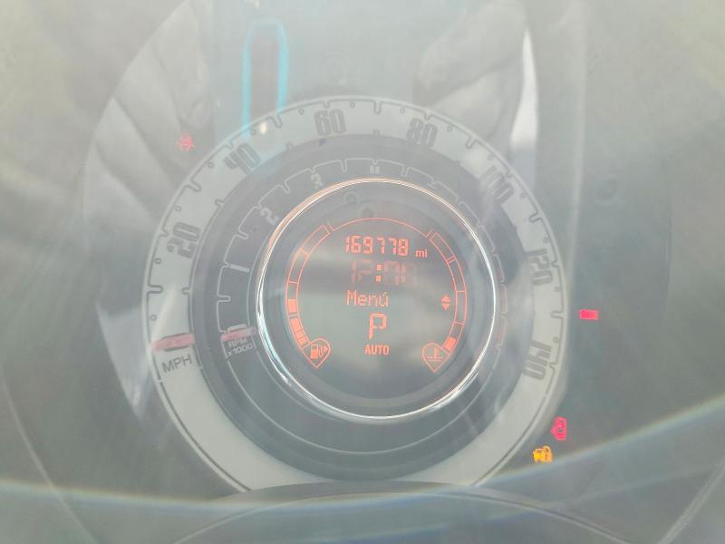 2013 Fiat 500 VIN 3C3CFFAR5DT531462 COPART salvage auction — FRONT END, Az - Certificate Of Title, sold $475 on 2026-07-29 (photo 9)