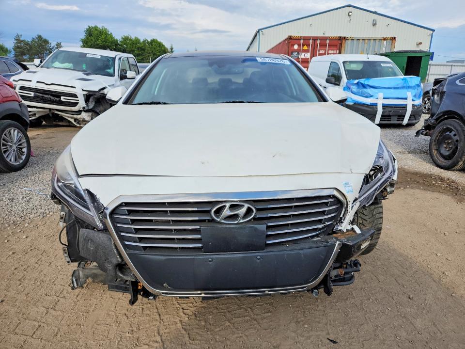 2017 Hyundai Sonata hybrid VIN KMHE34L19HA048297 COPART salvage auction — FRONT END, ON - PERMIT SALVAGE, sold $1,400 on 2026-07-21 (photo 5)