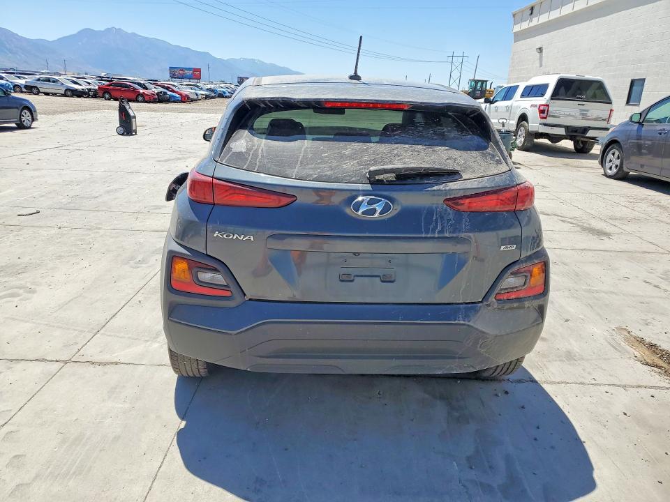 2019 Hyundai Kona VIN KM8K1CAA2KU195153 COPART salvage auction — FRONT END, Ut - Salvage Certificate, sold $150 on 2026-07-27 (photo 6)