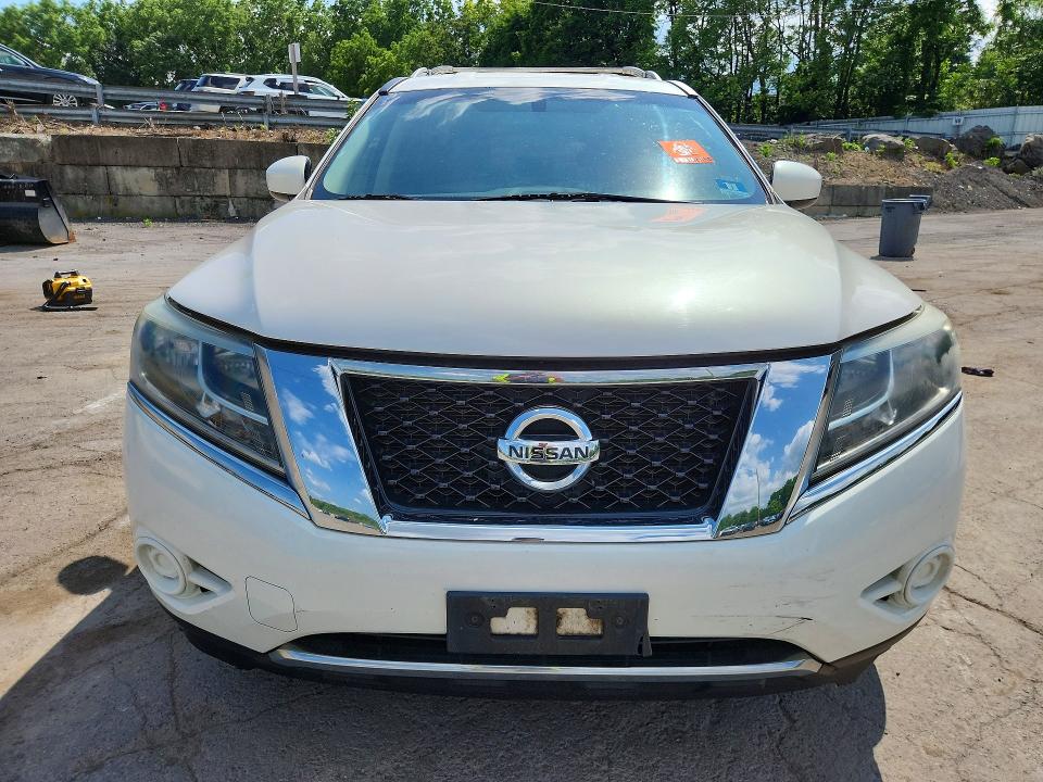 2014 Nissan Pathfinder VIN 5N1AR2MM1EC632168 COPART salvage auction — ROOF, NY - MV-907A SALVAGE CERTIFICATE, sold $425 on 2026-07-02 (photo 5)