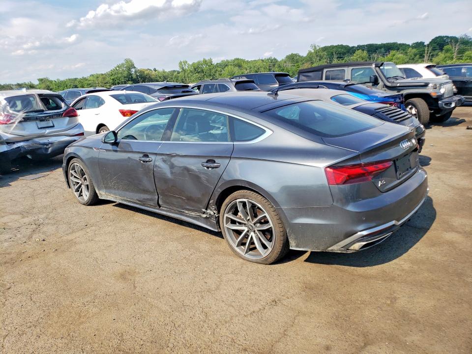 2023 Audi VIN WAUFACF57PA024275 COPART salvage auction — SIDE, Ct - Cert Of Title-Salvage, sold $11,200 on 2026-07-17 (photo 2)