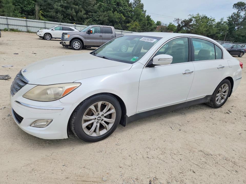 2012 Hyundai Genesis VIN KMHGC4DD1CU198915 COPART salvage auction — SIDE, VA - CERT OF TITLE - SALVAGE, sold $500 on 2026-07-28 (photo 1)