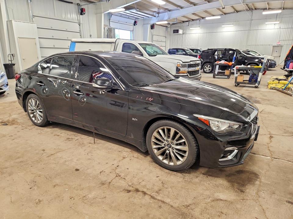2019 Infiniti Q50 VIN JN1EV7AR6KM552968 COPART salvage auction — SIDE, Mn - Cert Of Title-Salvage, sold $350 on 2026-07-21 (photo 4)