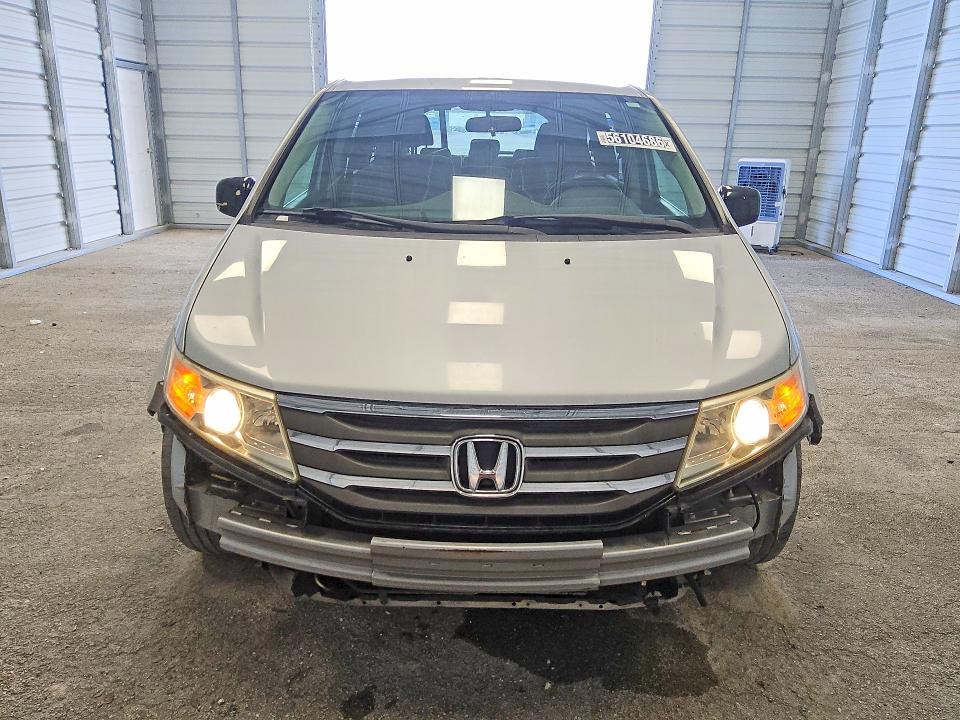 2013 Honda Odyssey VIN 5FNRL5H40DB089790 COPART salvage auction — FRONT END, Fl - Certificate Of Title, sold $1,400 on 2026-07-09 (photo 5)