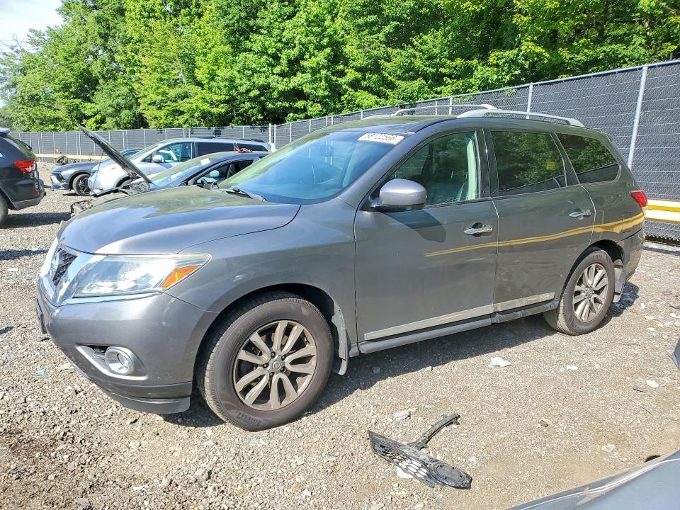 2015 Nissan Pathfinder VIN 5N1AR2MM6FC612855 COPART salvage auction — SIDE, MD - CERT OF SALVAGE > 75% DAMAGE, sold $1,500 on 2026-07-02 (photo 1)