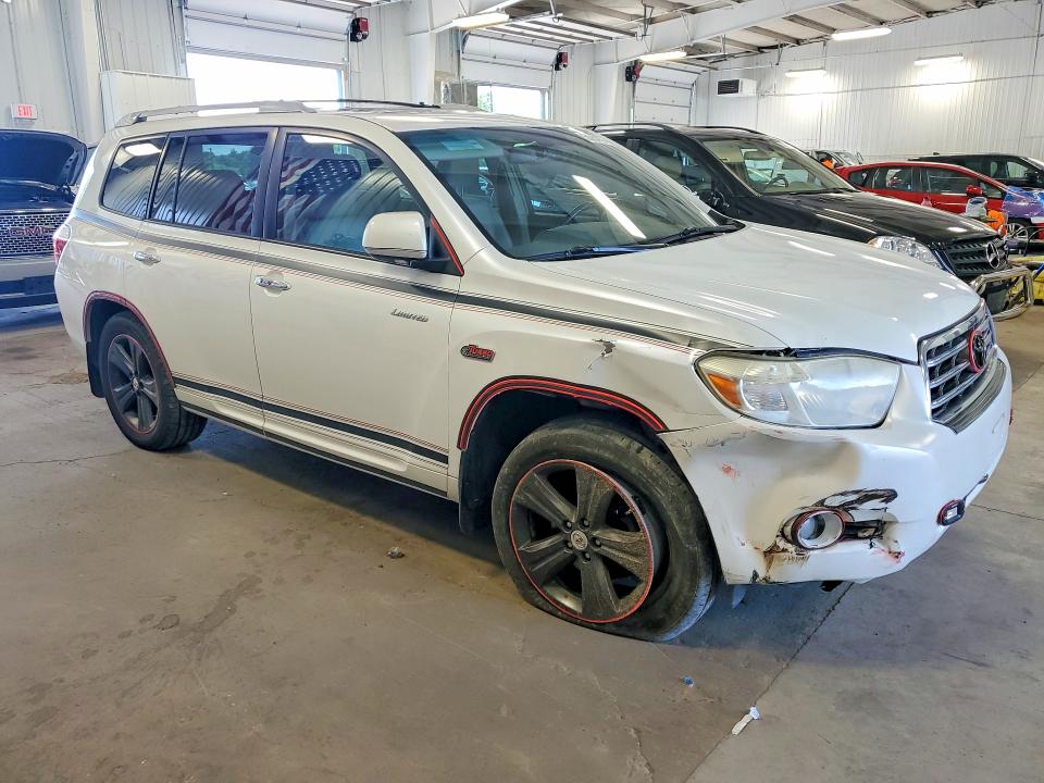 2008 Toyota Highlander VIN JTEES42A582032483 COPART salvage auction — FRONT END, Mn - Cert Of Title-Prior Salvage, sold $400 on 2026-07-28 (photo 4)